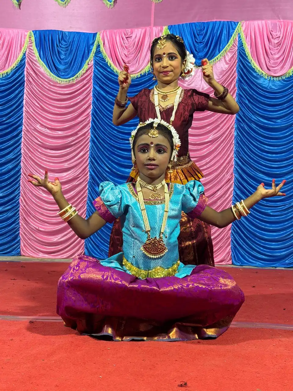 Adavu practice session
