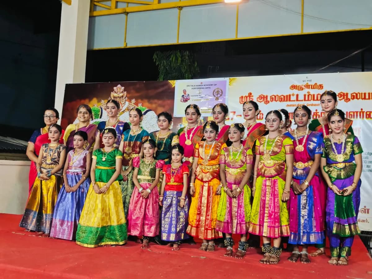 Adavu practice session